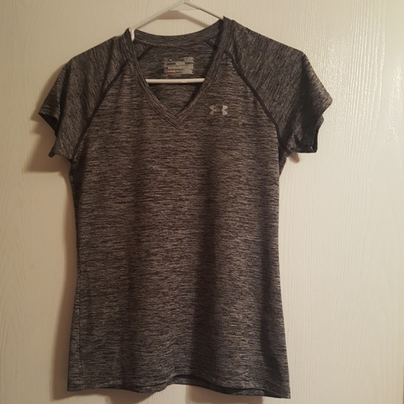 Under Armour Tops - UNDER ARMOUR  LADIES SMALL SEMI FITTED GRAY SHIRT